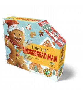 Puzzle da 100 Pezzi Sagomato - I Am Lil' Gingerbread Man