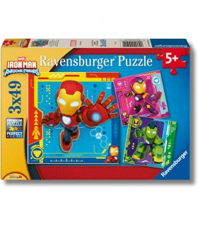 3 Puzzle da 49 pezzi - Iron Man e i suoi Fantastici Amici