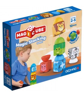 Geomag Magicube Blocks Stacking Safari 10