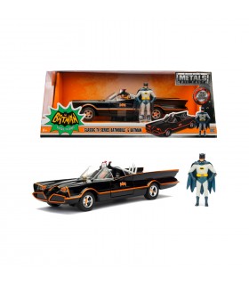 Batman - Batmobile Classic 1966 Scala 1:24 Diecast con Personaggio