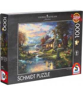 Puzzle da 1000 Pezzi - Thomas Kinkade: In un Paradiso Naturale