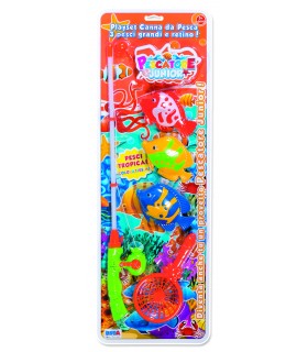 Bls Pescatore Junior Canna retino E 3 Pesci