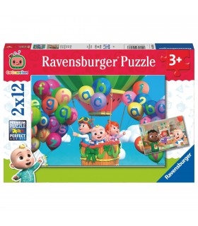 2 Puzzle da 12 Pezzi - Cocomelon