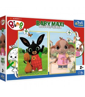 2 Puzzle da 10 Pezzi Baby Maxi - Bing The Rabbit
