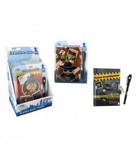DIARIO SET NOTES DETECTIVE 18cm