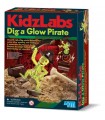 Kidzlabs - Scava un Pirata Luminoso e Magico