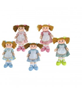 Bambola Di Pezza Grembiule 40cm