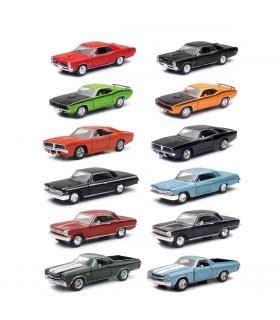 1:24 Diecast Us Muscle Car 12 Ass