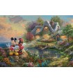 Puzzle da 1000 Pezzi - Thomas Kinkade: L'Amore di Minni e Topolino