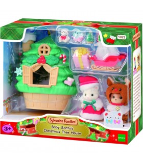 Casetta Albero Natale baby Santa