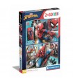 2 Puzzle da 60 Pezzi - Spider-Man