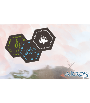 Akros - Gioco da Tavolo Asimmetrico per 2 Giocatori | Strategia, Controllo Area, 30 Minuti di Sfida | Edizione Italiana