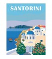 CreArt - Serie B Canvas: Santorini
