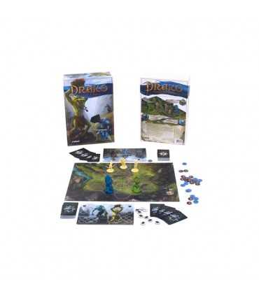 Drako - Cavalieri & Troll: Gioco da Tavolo Strategico per 2 Giocatori, Avventura Fantasy, Combattimento e Gestione Carte, 30 Min
