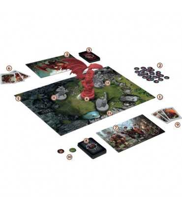 Drako: Dragon & Dwarves - Gioco Asimmetrico per 2 Giocatori, Avventure Fantasy di Strategia e Combattimento, 30 Minuti di Divert