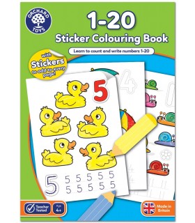1-20 Colouring Book