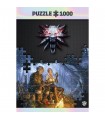 Puzzle da 1000 Pezzi Deluxe - The Witcher: Journey of Ciri (con Poster e Sacchetto)