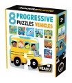 ( Puzzle in 1 - 8 Progressive Puzzles Vehicles
