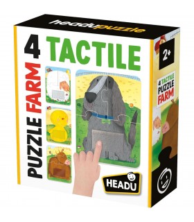4 Puzzle in 1 - 4 Tactile Puzzle Farm