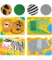 4 Puzzle in 1 - 4 Tactile Puzzle Wild
