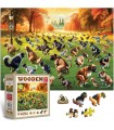 Puzzle da 1000 Pezzi in Legno - Puppies' Poopies