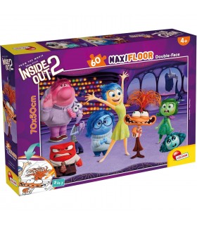 Puzzle da 60 Pezzi Gigante da Pavimento Double Face - Inside Out 2