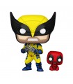 POP! & Buddy - Wolverine con baby Deadpool