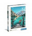 Puzzle da 500 Pezzi - Braies Lake