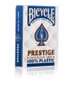 Carte Bicycle - Prestige Poker Playing Cards 100% Plastic Blu