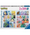 2 Puzzle da 500 Pezzi - Pokémon
