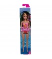 Barbie Beach Costume Rosa Capelli Biondi