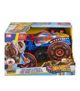 Hot Wheels - Monster Truck - Tiger-Shark Super Scalatore Radiocomandato 1.15