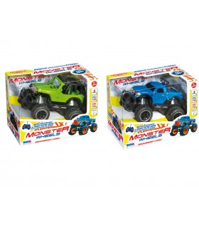 Auto Radiocomandate Monster wheels  3 Ass.te Sc. 1:43