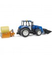 Trattore New Holland T5.120 con Benna e Balla Fieno