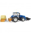 Trattore New Holland T5.120 con Benna e Balla Fieno