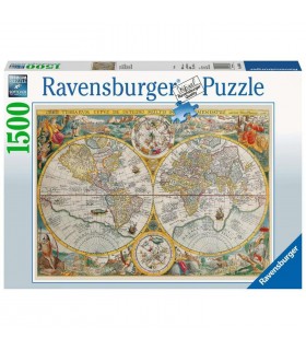 Puzzle da 1500 Pezzi - Mappamondo Storico