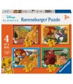 4 Puzzle in 1 - Disney: Il Re Leone