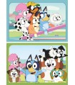 2 Puzzle da 12 Pezzi - Bluey