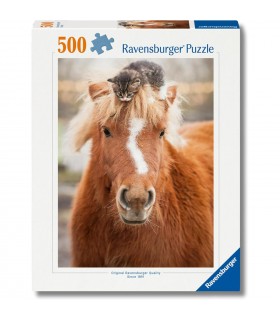 Puppies Collection: gattino e cavallo 500 pc