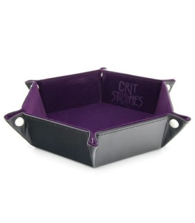 CritStones Foldable Dice Tray - Purple