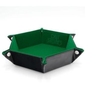 CritStones Foldable Dice Tray - Green