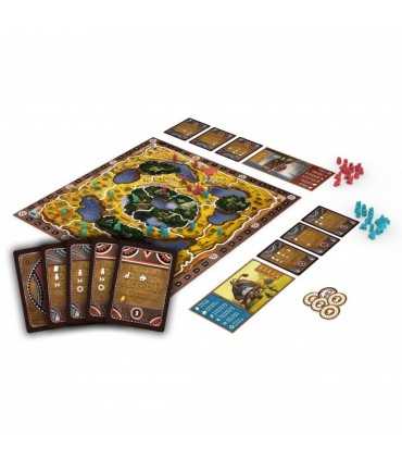 Kitara - Gioco da Tavolo Strategico | Conquista l'Impero dei Grandi Laghi | 2-4 Giocatori | Eric B. Vogel | 40 Minuti