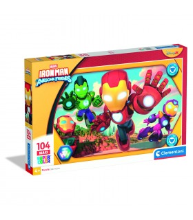  Maxi Puzzle da 104 Pezzi - Ironman e i Suoi Fantastici Amici