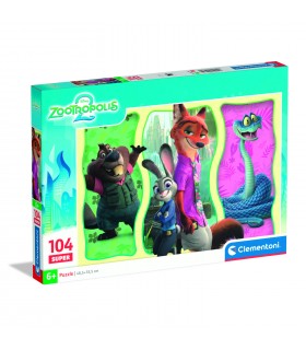  Puzzle da 104 Pezzi - Zootopia 2