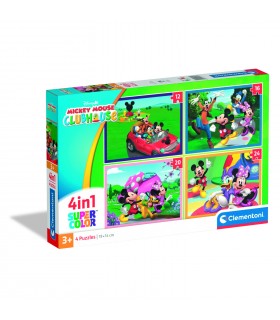  Puzzle da 4 in 1 - Mickey Mouse Club House