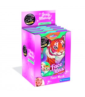 Crazy Chic - Maschera Viso Tigrotto e Unicorno 24 Pezzi