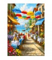 Puzzle da 1000 Pezzi - Umbrella Alley   