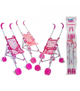 Baby Teo - Passeggino In Plastica 50 Cm 3 Ass. 