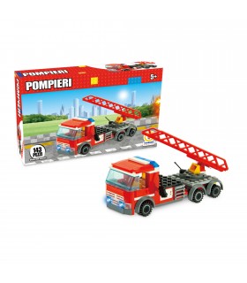 Costruzioni Click Clack Pompieri 143pz 