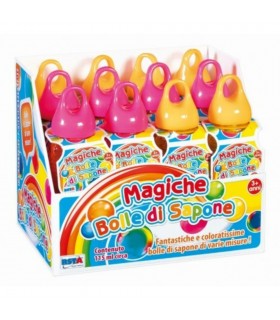 Bottiglie 115 Ml Bolle Sapone display 12 Cm Con Collarino